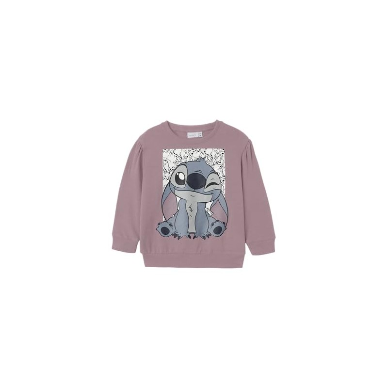 NAME IT Nmfarina Stitch Sweat Bru Wdi, Toadstool, 92