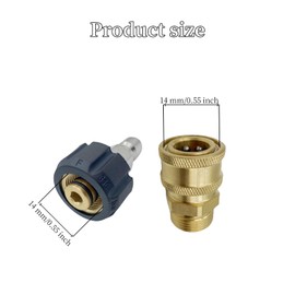 8pcs Adapter Kit, Quick Connect Kit Pressure Washer Adapter, Garden Hose Quick Connect Fittings, Connect The High Pressure Washer