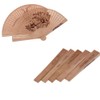 Healifty Sandalwood Folding Fan, Chinese/Japanese Retro-Style Hand Fan for Women