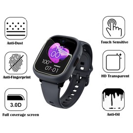 Covthch for AirVoice Miro W1 Smart Watch Screen Protector, AirVoice Miro W1 4G Screen Protector, Ultra HD Clear TPU Film, Anti-Fingerprint, Anti-Scratch, Bubble Free, Touch Sensitive, 3-Pack