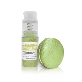 Bakell Luster Dust - Neon Green (4g 1x Jar) | Edible Powder for Cakes