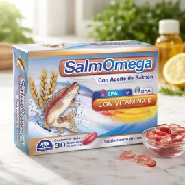 Suplemento En Cápsula Salmomega Aceite De Salmon X 600g
