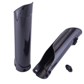 PRO CAKEN 10.6 inch Motorcycle Front Shock Fork Cover Lower Fork Cover Set,Strong and Sturdy Scratch Resistant Case Wrap Shock Absorber Guard Universal for Dirt Bike Motorcycle -Black