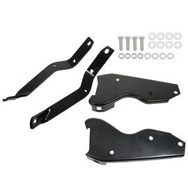 ANTUKO Steel Rear Bumper Brackets Black Replacement for 1964-1979 F-100 F-250 F-350