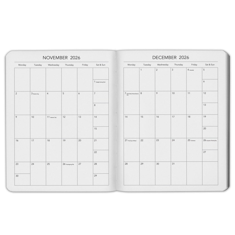 Harbor Large Weekly Planner 2026 - Leida Pine - 9.75x7.5"