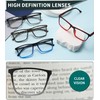 READITEASY Mens Reading Glasses 2.0+ Blue Light Blocking 4 Pack,