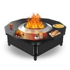 Hupsjer Fire Pit Surround Tabletop for Solo Stove Bonfire Ranger