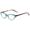 Cat Eye Reading Glasses in Blue/Tortoise by Readers.com | The