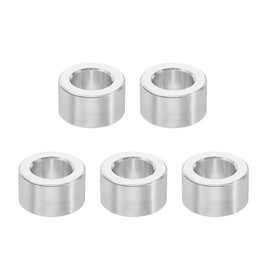 PATIKIL M4 Aluminum Spacers, 5 Pcs Metal Spacer Aluminum 4.1mm ID x 7mm OD x 4mm L Aluminum Spacer Screw Standoff Round for 5/32inch or M4 Screw Bolts