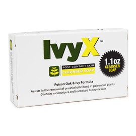 CoreTex Ivy X Post-Contact Poison Ivy Cleanser Soap Bar (Mini) - 1.1oz Bar of USA-Made Relief Soap to Remove the Itch Before it Starts - Also Works on Poison Oak & Sumac Oils