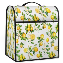 Kitchen Aid Mixers Cover yellow fruit lemon for Stand Mixer 6-8 Quarts with Zipper Pocket kitchen aid Storage Covers Kitchen Appliance Covers for Coffee Machine Mixer Home Kitchen Counter