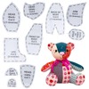10 Pcs 15 Inch Reusable Memory Bear Acrylic Sewing and