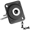 QIANRENON DC 5.5mm x 2.5mm Panel Mount, 2 Pole High