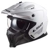 LS2 Helmets Open Face Drifter Helmet (Gloss White - Large)