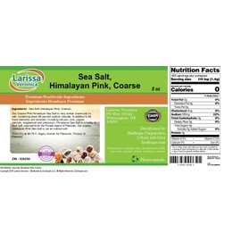 Sea Salt, Himalayan Pink, Coarse (8 oz, ZIN: 526256) - 3 Pack