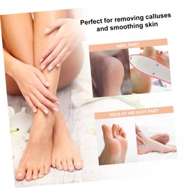 FRCOLOR 2pcs Stainless Steel Foot File File Steel Foot Rasp Foot Foot Dry Skin Remover Foot Sander Foot Skin Grater Heel File Scraper Tool Foot Scrubber Manual Abs Feet
