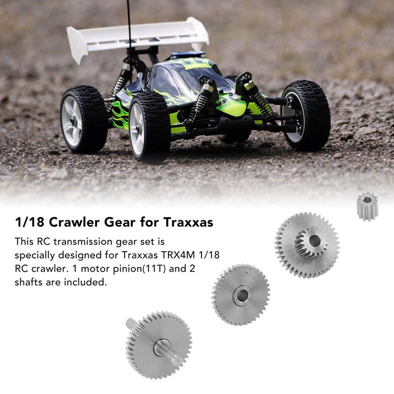 RC Crawler Gear Set Stainless Steel Easy Installation Light Precise