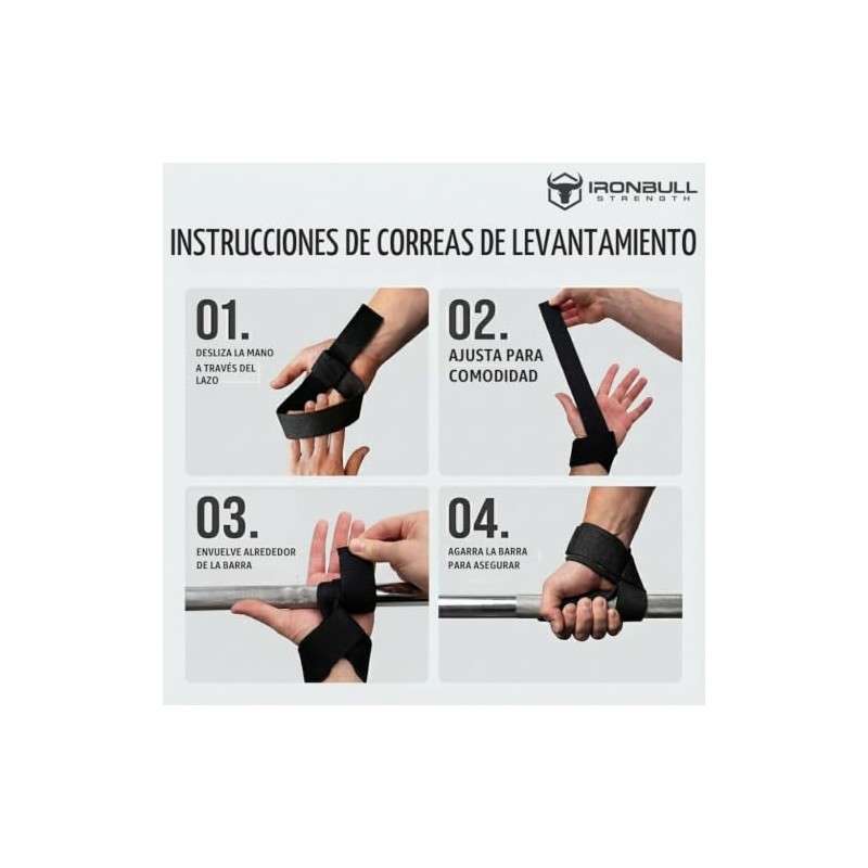 Lifting Straps (1 Pair) - Wrist Straps for Weightlifting -