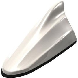 Beat Sonic Dolphin Antenna TYPE-4 FDX4N-QAB: Genuine Nissan Color Domestic Paint Brilliant White Pearl (QAB) FM/AM High Sensitivity Antenna