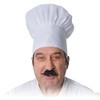 Bristol Novelty BH135 Chef Hat, Unisex-Adult, White, One Size