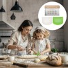 Casoter Professional Dough Scraper Set, 3-Piece, Stainless Steel with Wooden