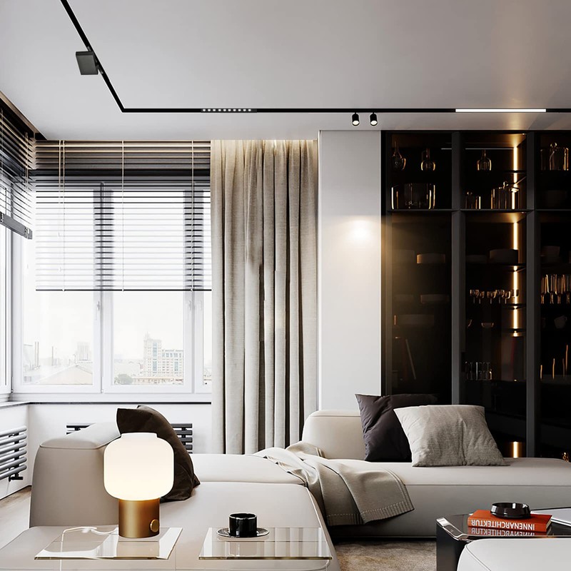 SCON LED Dimmable/Non-Dimmable Magnetic Rail Light System Floodlight, 24 V