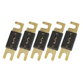 X AUTOHAUX 5 Pcs ANL Fuses 40 Amp Gold Tone Plated Fuse for Car Audio System