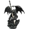 Nemesis Now Black Dragon Sword 22.5cm Letter Opener, Resin