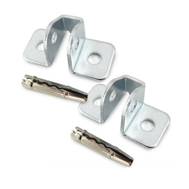 DACIRTY 2 PCS Door Check Bracket and Pin, Driver Side Passenger Side Door Check Arm Stainless Steel Repair Kit, Replacement 55002361 55012900AB, Compatible with 1984-2001 Jeep Cherokee XJ (Silver)