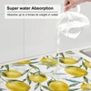 Lemon Dish Drying Mat 18x24 For Kitchen Counter Absorbent Microfiber