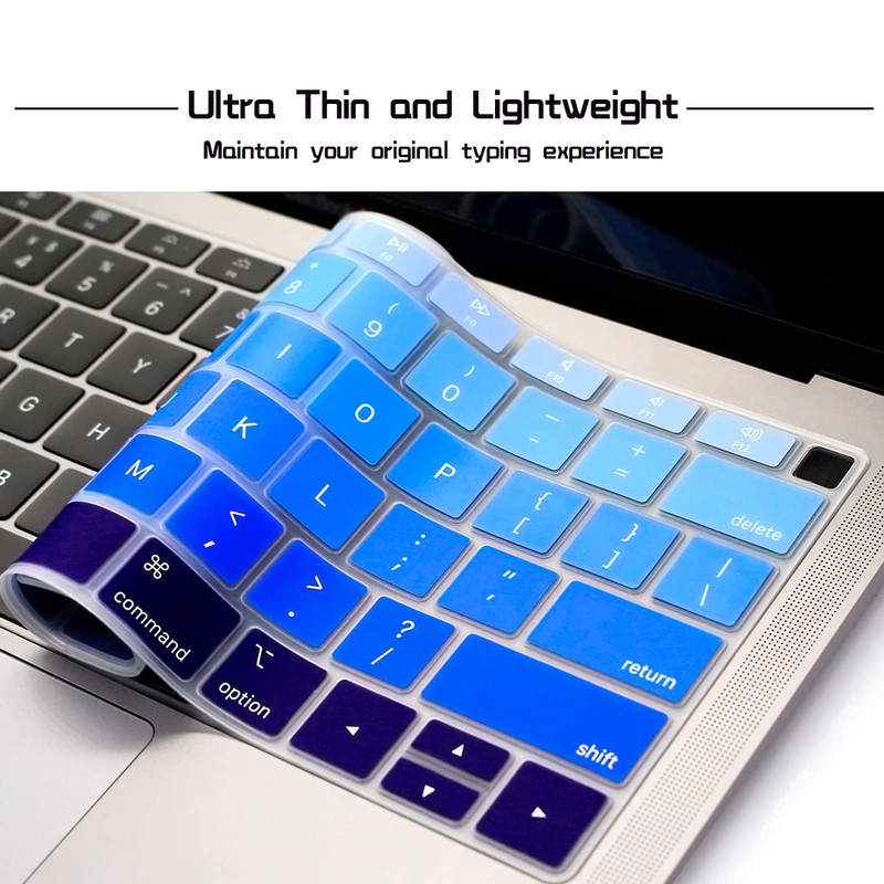 HRH Silicone Keyboard Cover Skin for MacBook Air 13 Inch