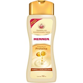 Mennen Shampoo Fuerza y Manejabilidad Proteína 700 ml. Fórmula Suave 2 en 1 que Limpia y Acondiciona el Cabello, Dejándolo Lleno de Vitalidad y con un Agradable Aroma