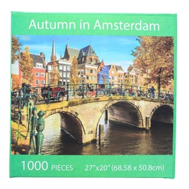 Autumn in Amsterdam Puzzle 1000 Pieces 27" X 20"