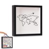Adventure Archive Box, Large Travel Memory Box with World Map