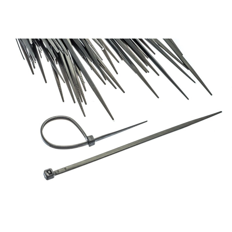 SE 4� Black Cable Ties with 18-lb. Tensile Strength (100