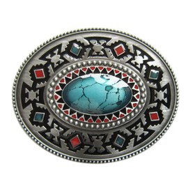 Schnalle123 Belt Buckle Totem Celtic Celtic 3D Look for Interchangeable Belt Buckle Buckle Model 248, silver