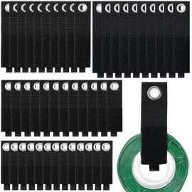 Windyun 48 Pcs Extension Cord Holder Extension Cord Storage Heavy Duty Extension Straps Cable Holder Extension Organizer for Workshop Garage Wall RV Tool Hose Rope Storage Organization