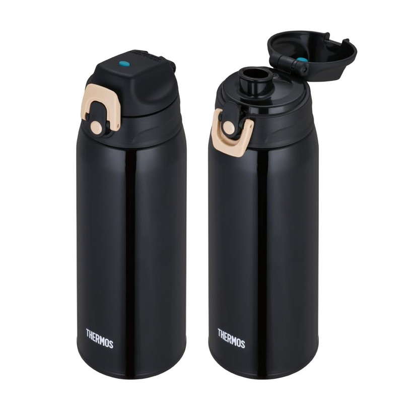 Thermos FJJ-802WF BEBK Vacuum Insulated 2-Way Bottle, 0.8L / 0.83L