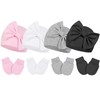 Durio Newborn Baby Hat and Mittens Set Newborn Hats Soft