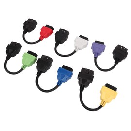 6 Pieces OBD2 for Multi-ECUScan Adapter Cable, OBD2 Diagnostic ECU Scan Tool Cable, Replacement for FIAT, Lancia