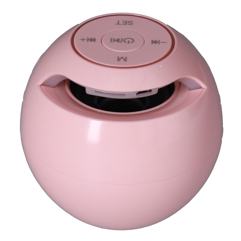Multifunctional Bluetooth 5.0 Alarm Clock Speaker Rechargeable Ball Shape Portable