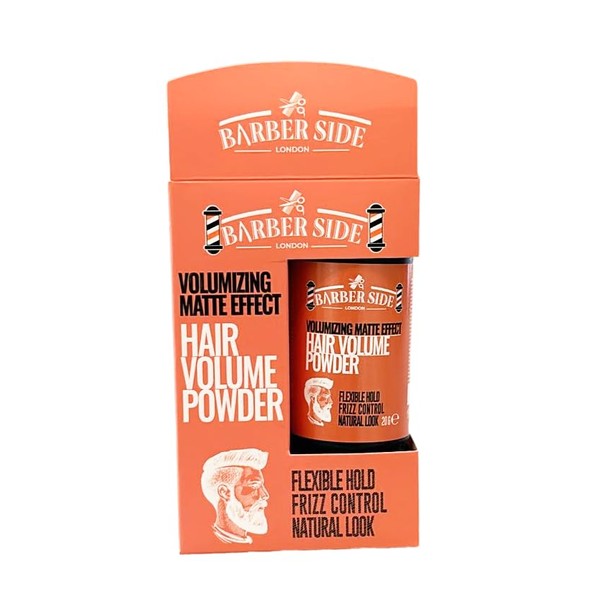 ican Barber Side London Volumizing Powder Natural Look Frizz Control