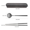 TOVINANNA Chop Sticks 1 Set Stainless Steel Cutlery Flatware Dinnerware