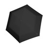 Knirps U.200 Ultra Light Duomatic Pocket Umbrella Black with Rose