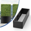 Bynbbur Aluminum Black Base Planter Box 72" Lx9 Hx6 W
