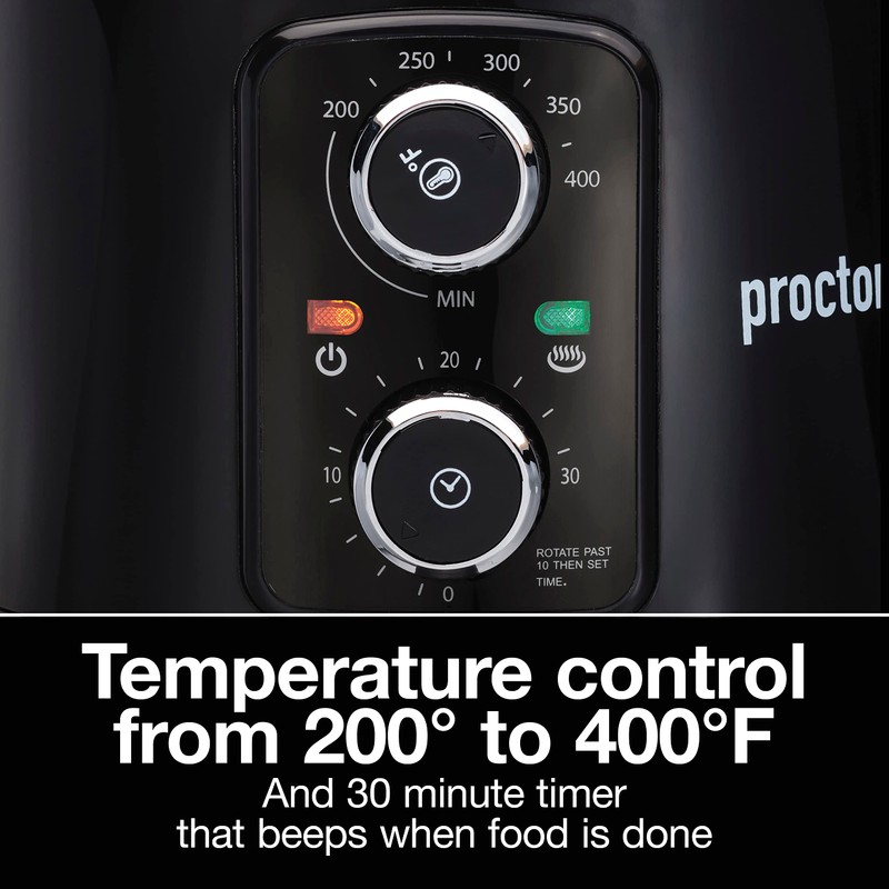 Proctor Silex 3.7 QT Air Fryer Oven with Temperature Control,