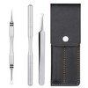 VOGARB Professional Facial Milia Blackhead Remover Tool, Double Ended Titanium