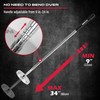 Telescoping Magnetic Sweeper Pickup Tool: Strong Magnet Pick up Nails
