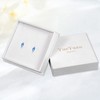 YueYuan Opal Earrings 925 Sterling Silver Simple Elegant Style Earrings