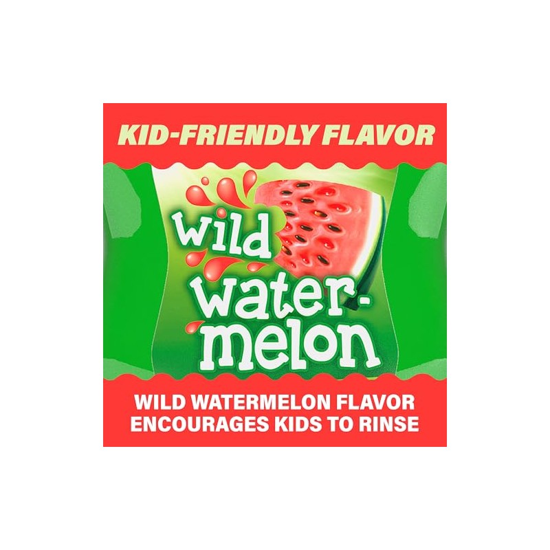 ACT Kids Anticavity Fluoride Rinse Wild Watermelon 16.89 Ounce